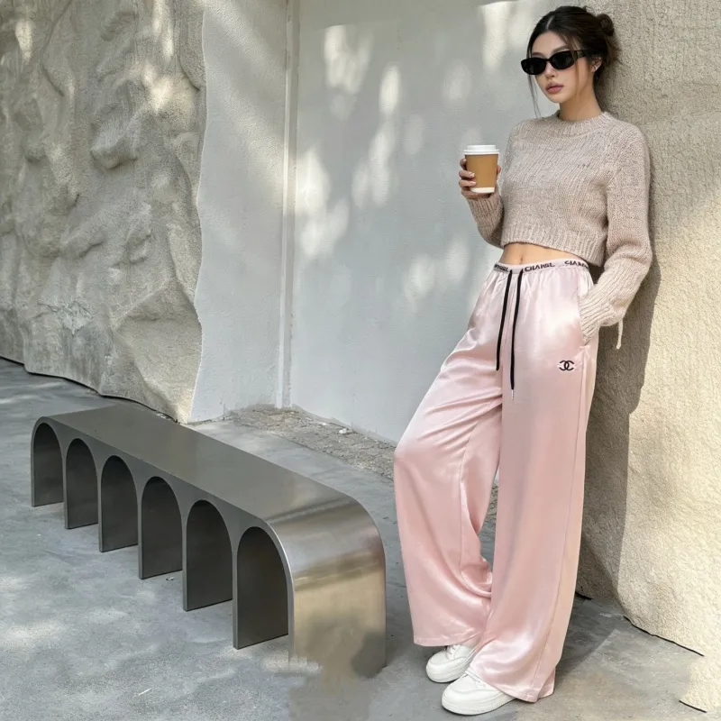 『S-L』人気爆発中 着回し最強 フェミニン ワイドパンツ パンツ