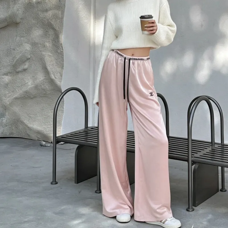 『S-L』人気爆発中 着回し最強 フェミニン ワイドパンツ パンツ