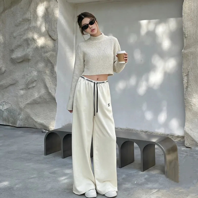 『S-L』人気爆発中 着回し最強 フェミニン ワイドパンツ パンツ