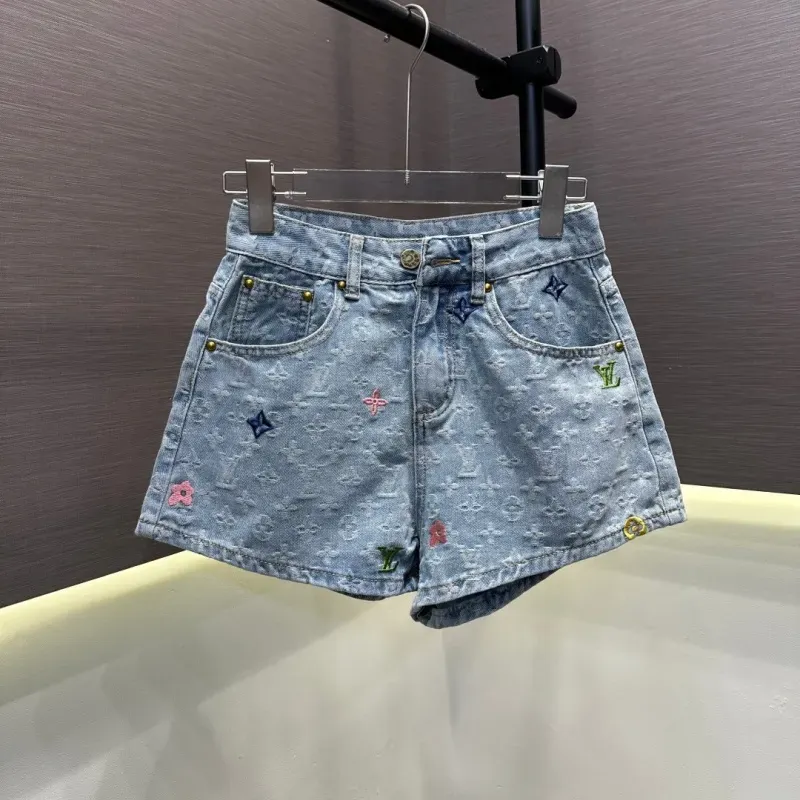 『S-XL』話題沸騰中 取り入れたい おしゃれ 刺繍 デニム ショートパンツ