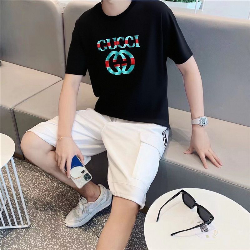 『S-XL』超おしゃれな夏のカジュアル半袖Tシャツ