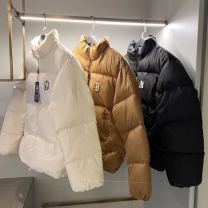 【S-2XL】売れ筋のダウンジャケット暖かいスタンドカラー冬同じスタイルの男性と女性の新しいカップルパン厚手のコートルーズ