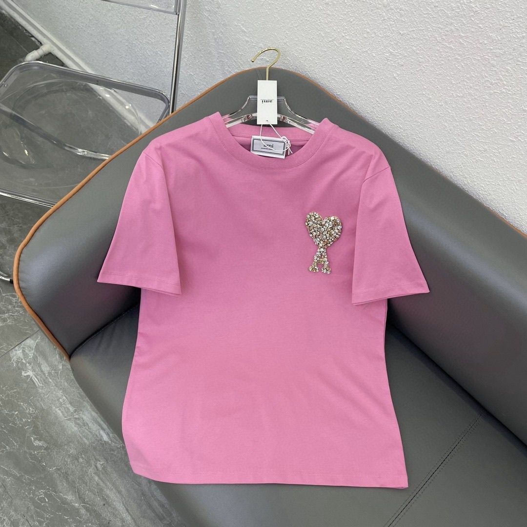 『S-XL』無地クルーネックカジュアル半袖トレンディTシャツルーズトップ