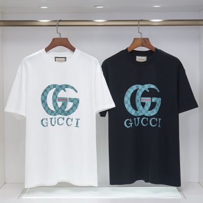 トレンディな新作カジュアルメンズ＆レディース半袖クルーネックTシャツ、万能トップス