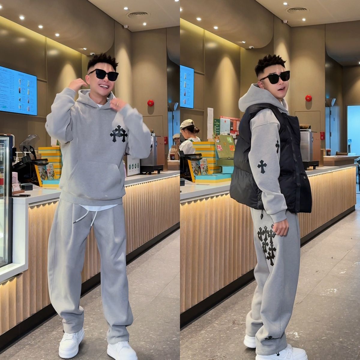 【M-4XL】人気の新作秋メンズツーピースパーカー＆パンツセット