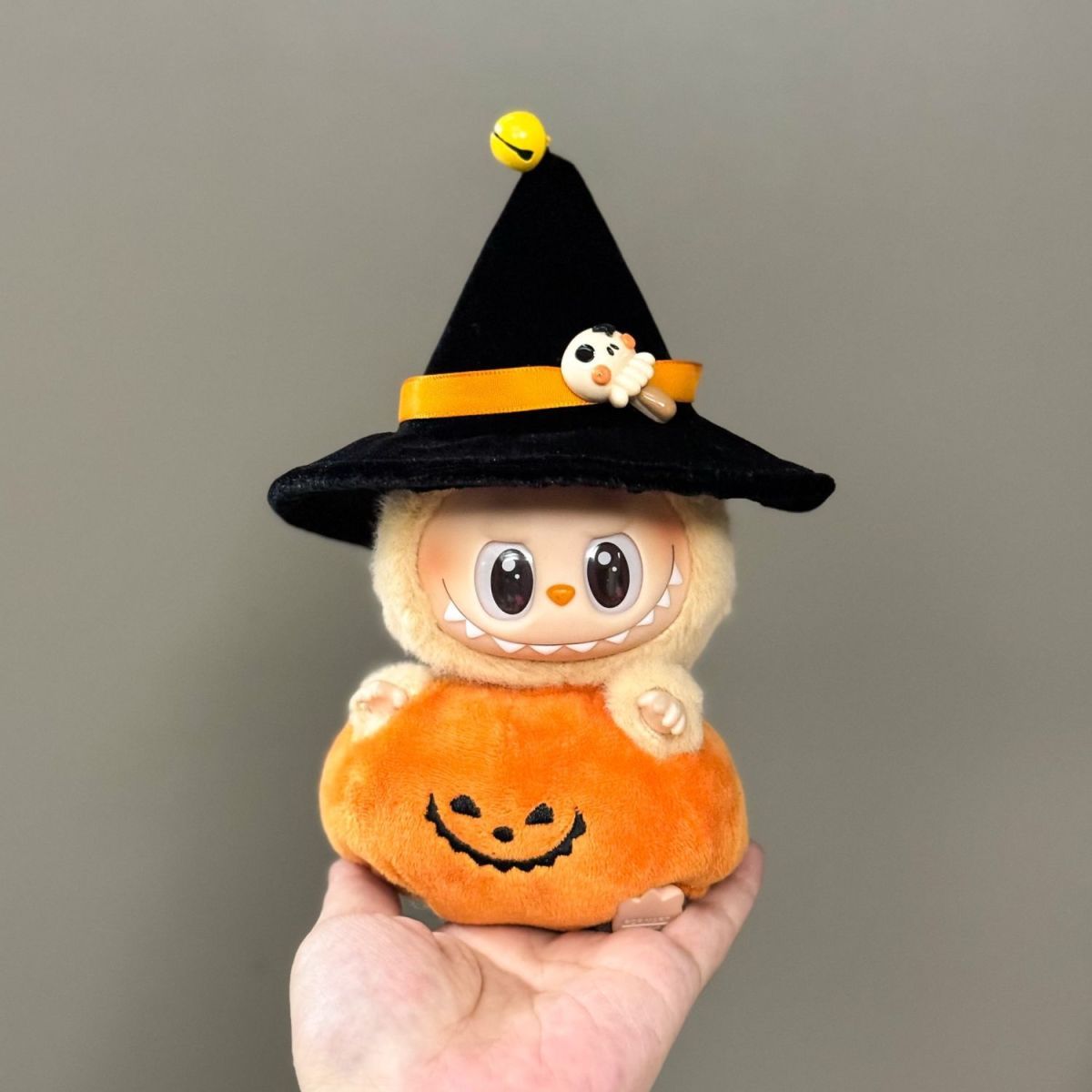 （服のみの販売）labubuパンプキンスティッチぬいぐるみセット第1世代と第2世代ビニール森のおとぎ話人形の服
