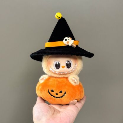 （服のみの販売）labubuパンプキンスティッチぬいぐるみセット第1世代と第2世代ビニール森のおとぎ話人形の服