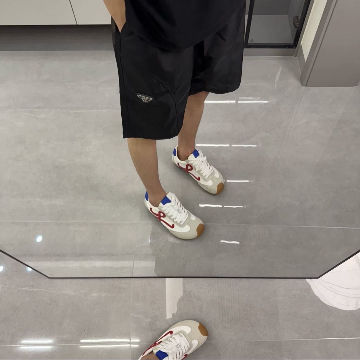『M-4XL』男女兼用の、スポーティーでカジュアルな、トレンディで通気性の良いショートパンツ