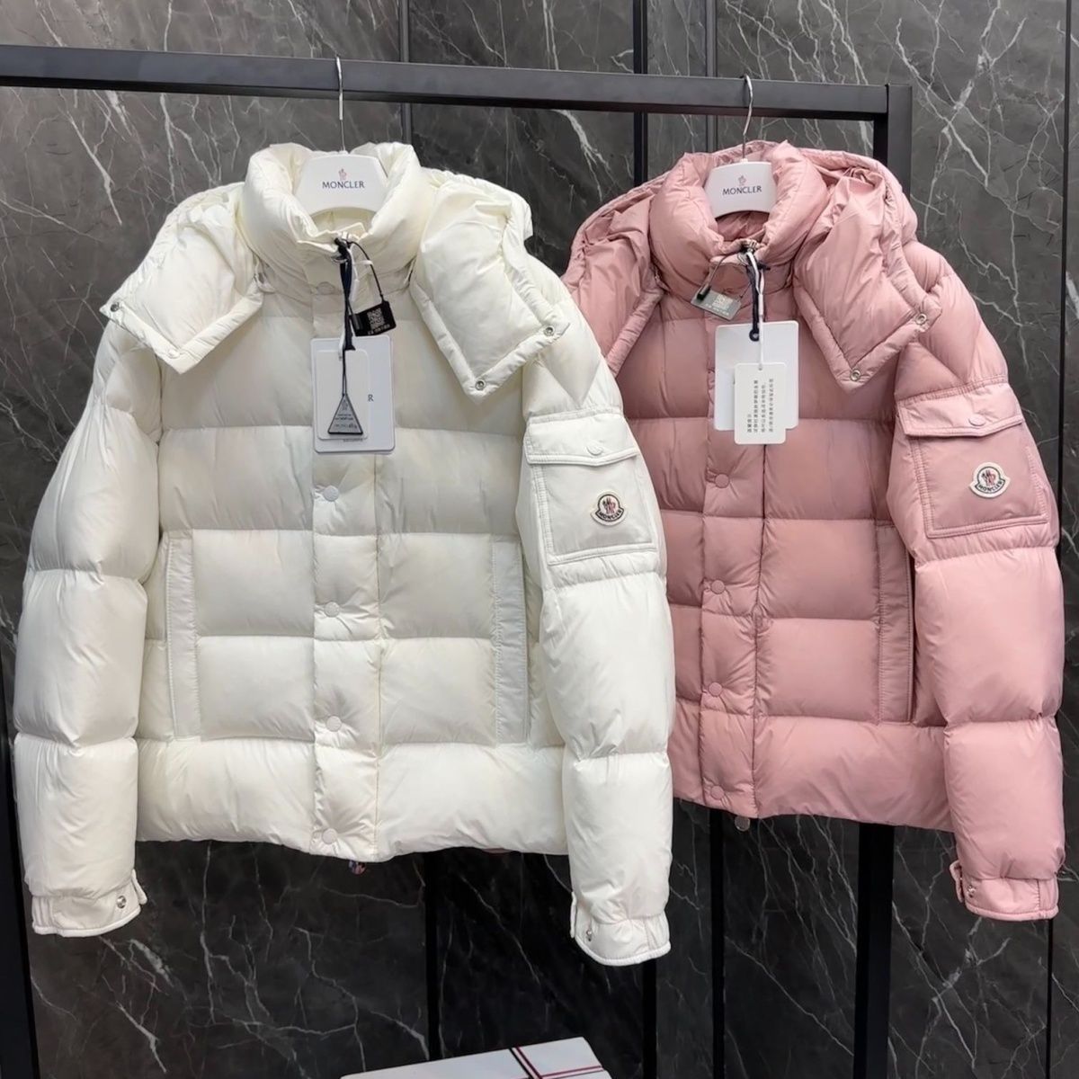 【S-2XL】新しい冬用ホワイトダックダウンカップル用暖かい厚手ダウンジャケット