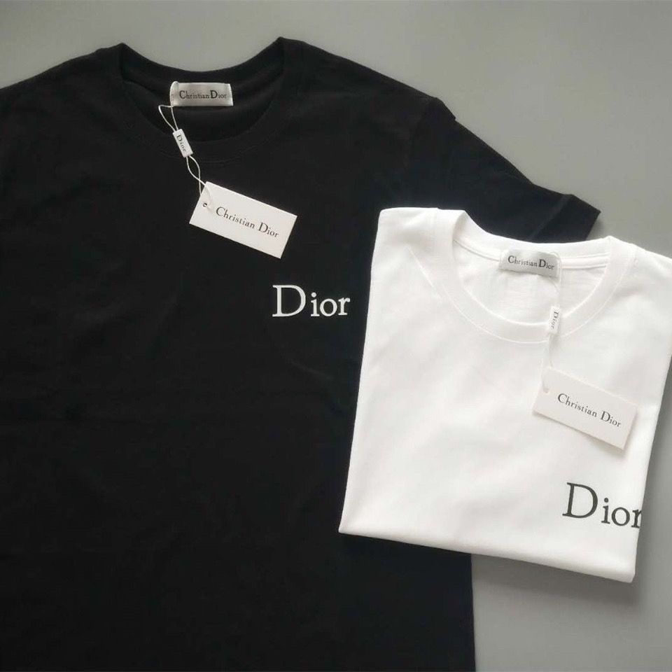 【S-4XL】2025年春夏 クラシック ブラック＆ホワイト プリント コットン 半袖 ユニセックス ラウンドネック Tシャツ