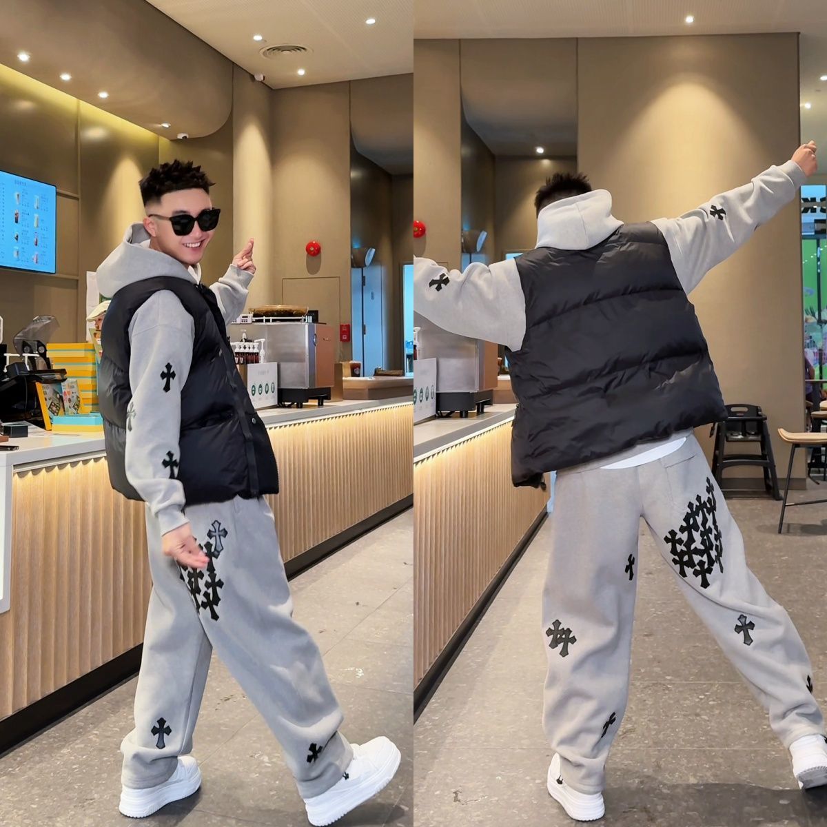 【M-4XL】人気の新作秋メンズツーピースパーカー＆パンツセット