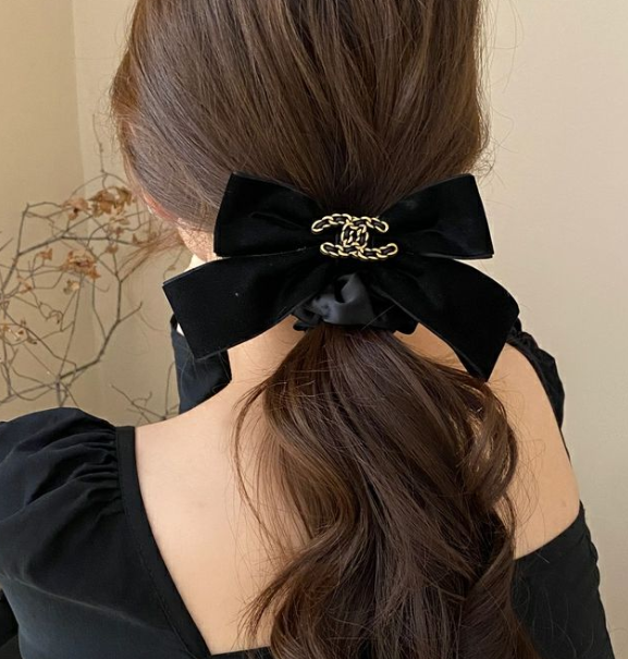 高級フランス製リボンヘアアクセサリー