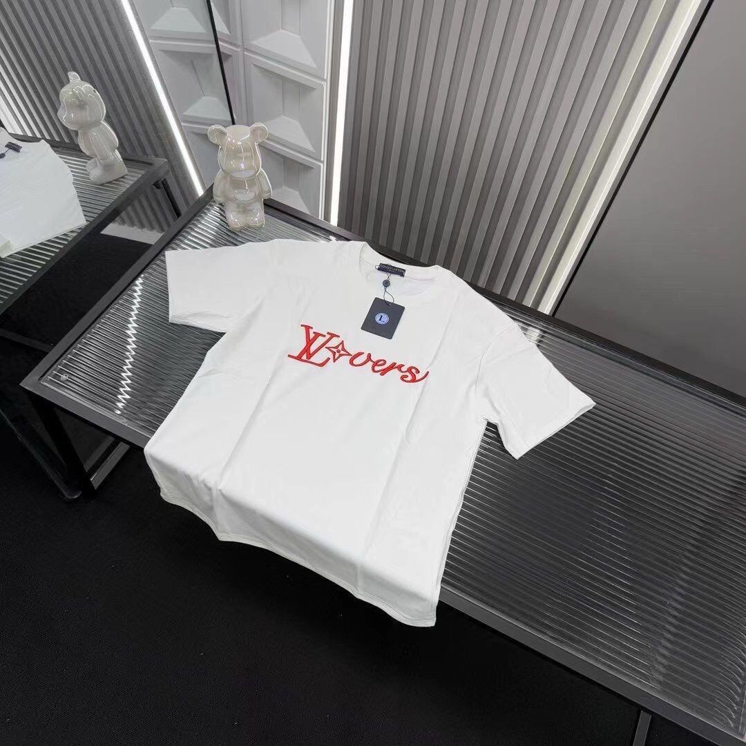 【M-4XL】新しい夏のトレンドプリントのゆったりとしたラウンドネックの純綿半袖Tシャツ/Tシャツ