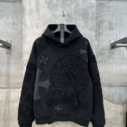 秋冬用のトレンド感と暖かさを兼ね備えたダブルレイヤーフード付きスウェットシャツジャケット。ユニセックスアウターウェア。