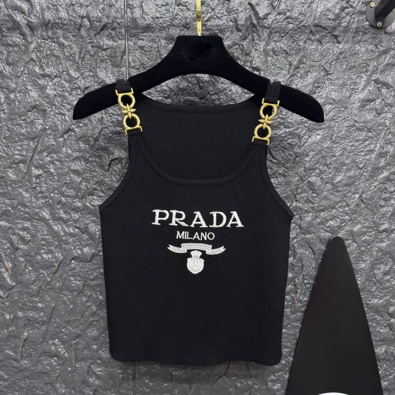 『S-L』夏物レター刺繍入りスリムフィットノースリーブラウンドネックトップス、おしゃれなニットベスト