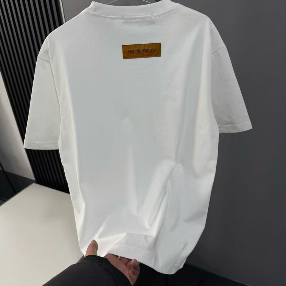 高級人気ピュアコットン夏新作半袖Tシャツ