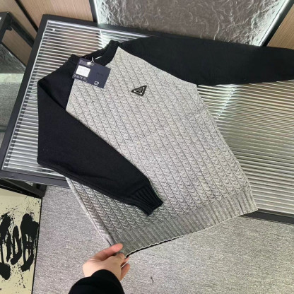 新作秋冬用、ゆったりとしたラウンドネックのニットセーター、長袖、カップル、男性、女性向けのカジュアルトップス
