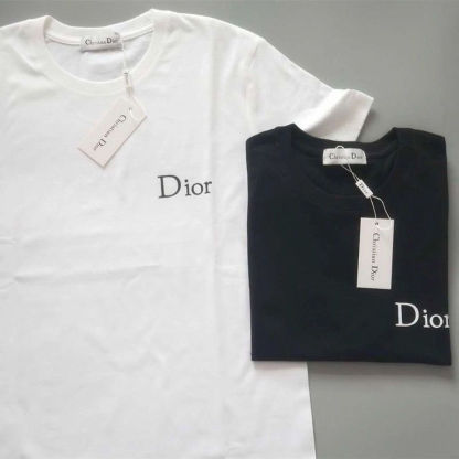 【S-4XL】2025年春夏 クラシック ブラック＆ホワイト プリント コットン 半袖 ユニセックス ラウンドネック Tシャツ