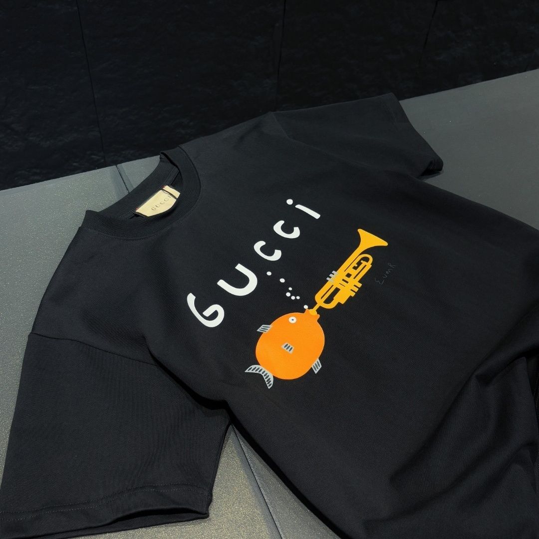 『S-XL』新作サマープリントトップス、カップルにもぴったりの万能半袖Tシャツ
