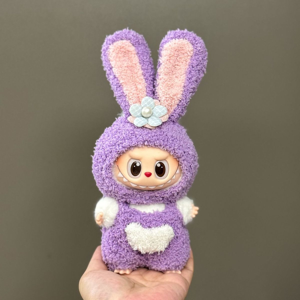 （服のみの販売）labubuパンプキンスティッチぬいぐるみセット第1世代と第2世代ビニール森のおとぎ話人形の服