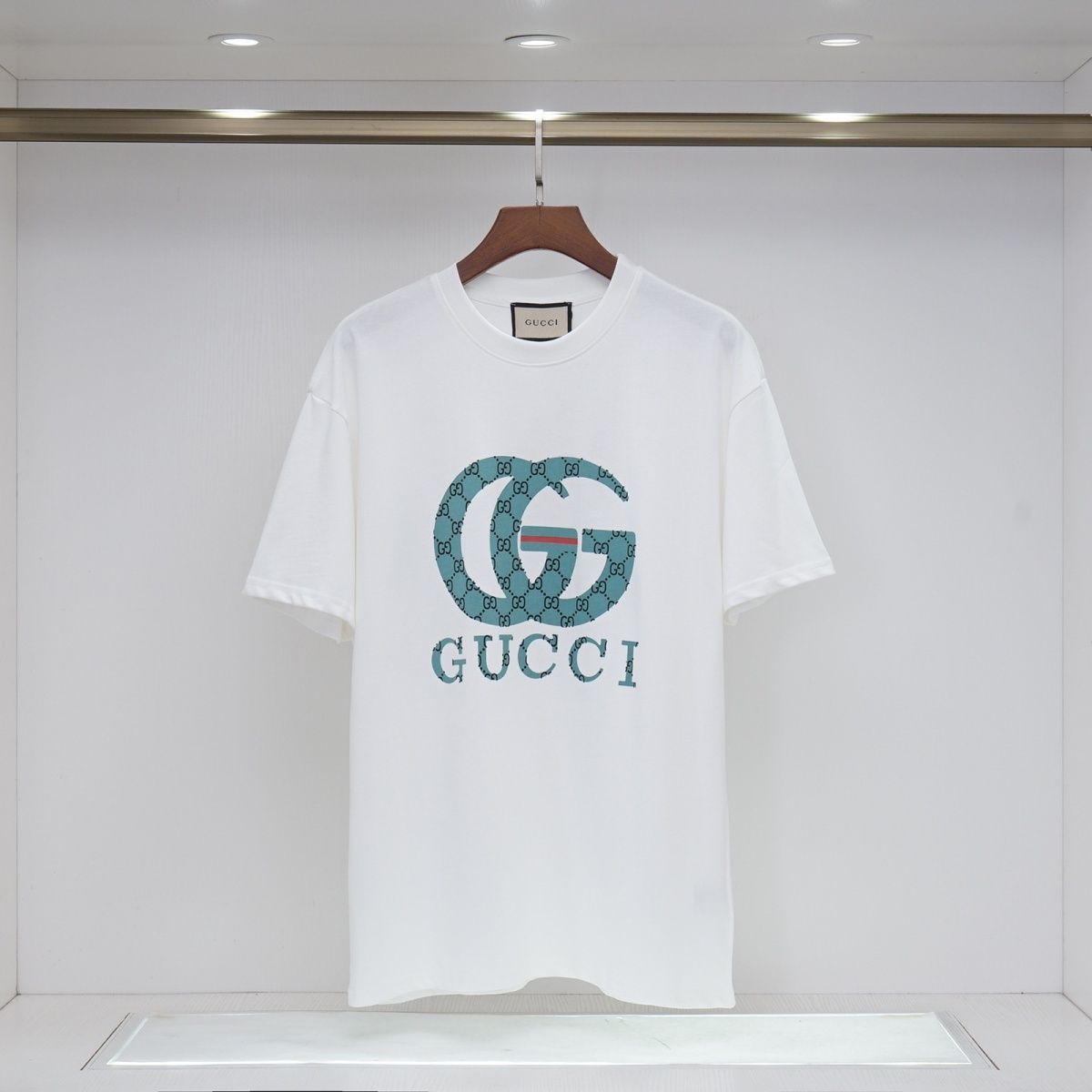 トレンディな新作カジュアルメンズ＆レディース半袖クルーネックTシャツ、万能トップス