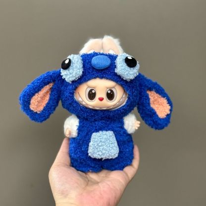 （服のみの販売）labubuパンプキンスティッチぬいぐるみセット第1世代と第2世代ビニール森のおとぎ話人形の服