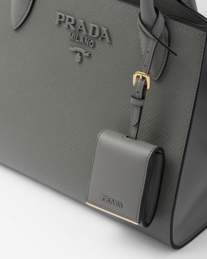 ★PRADA直営店★モノクローム スモール サフィアーノ バッグ