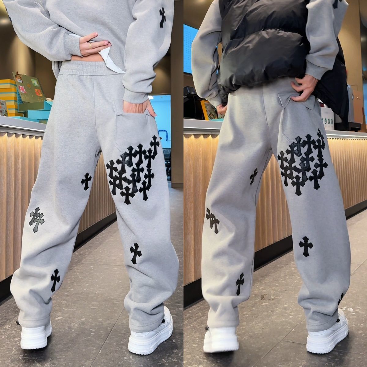【M-4XL】人気の新作秋メンズツーピースパーカー＆パンツセット