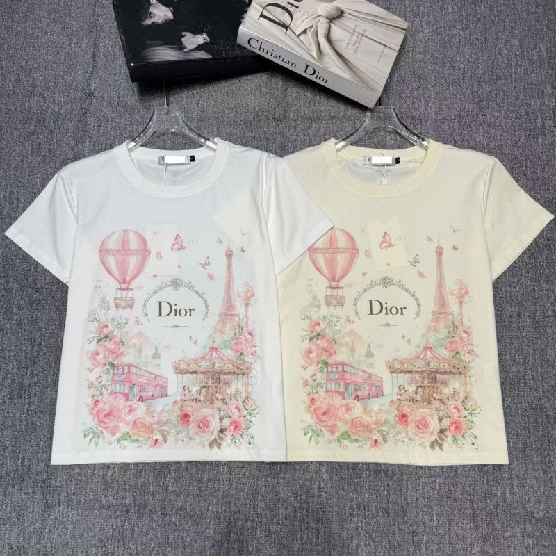 『S-XL』夏らしいレタープリントの半袖、スタイリッシュで着回しの効くオフショルダーTシャツ（女性用）