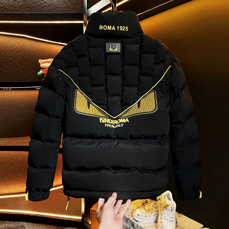 【M-4XL】男性用の高級ホワイトダックダウンジャケット、厚手で暖かく防寒性のある冬用コート