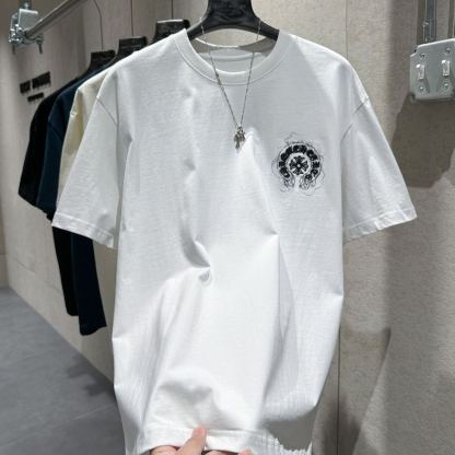 『M-4XL』人気のカジュアルで着回しの効くトレンディなメンズクルーネック半袖ファッショントップス