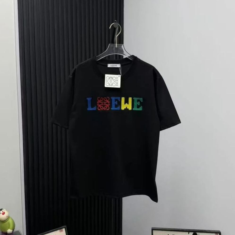 【S-2XL】人気のスーパーマリオコラボレーション半袖Tシャツ（男女兼用、刺繍入り）
