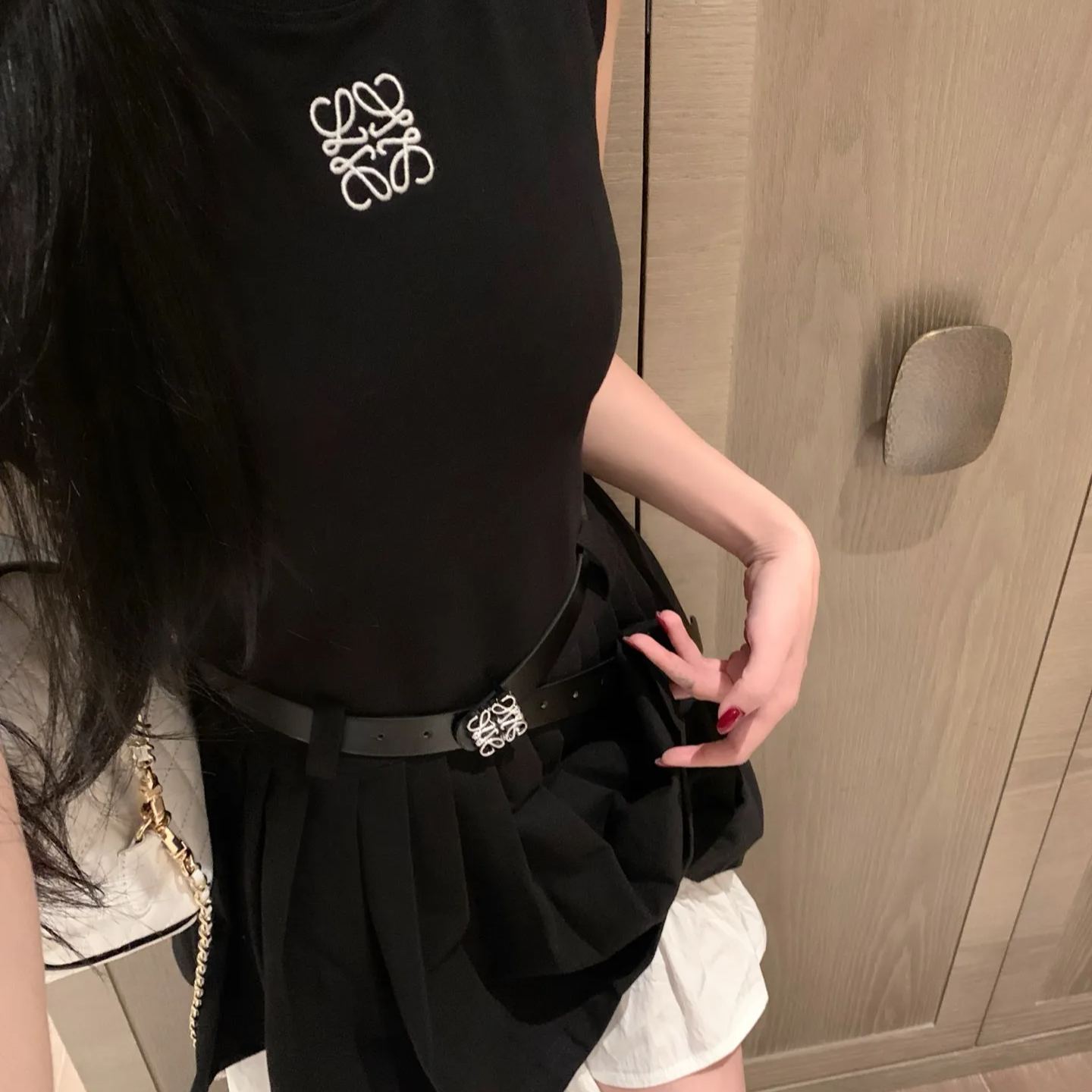 [Copy]ラインストーン付きサマーカジュアルレディースセット：半袖ワイドパンツツーピースセット