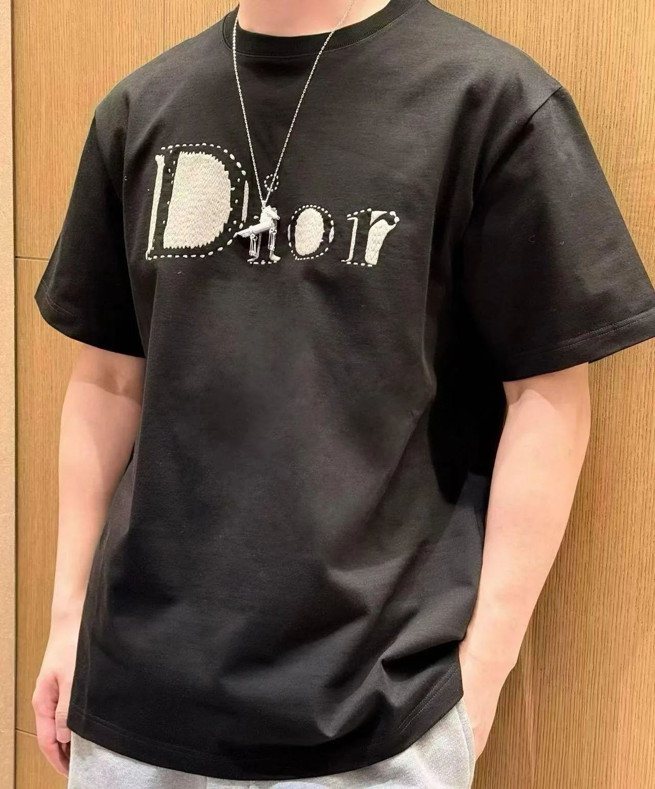 [Copy]『S-XL』トレンディなラウンドネック半袖ユニセックスゆったりフィット万能ファッションTシャツ
