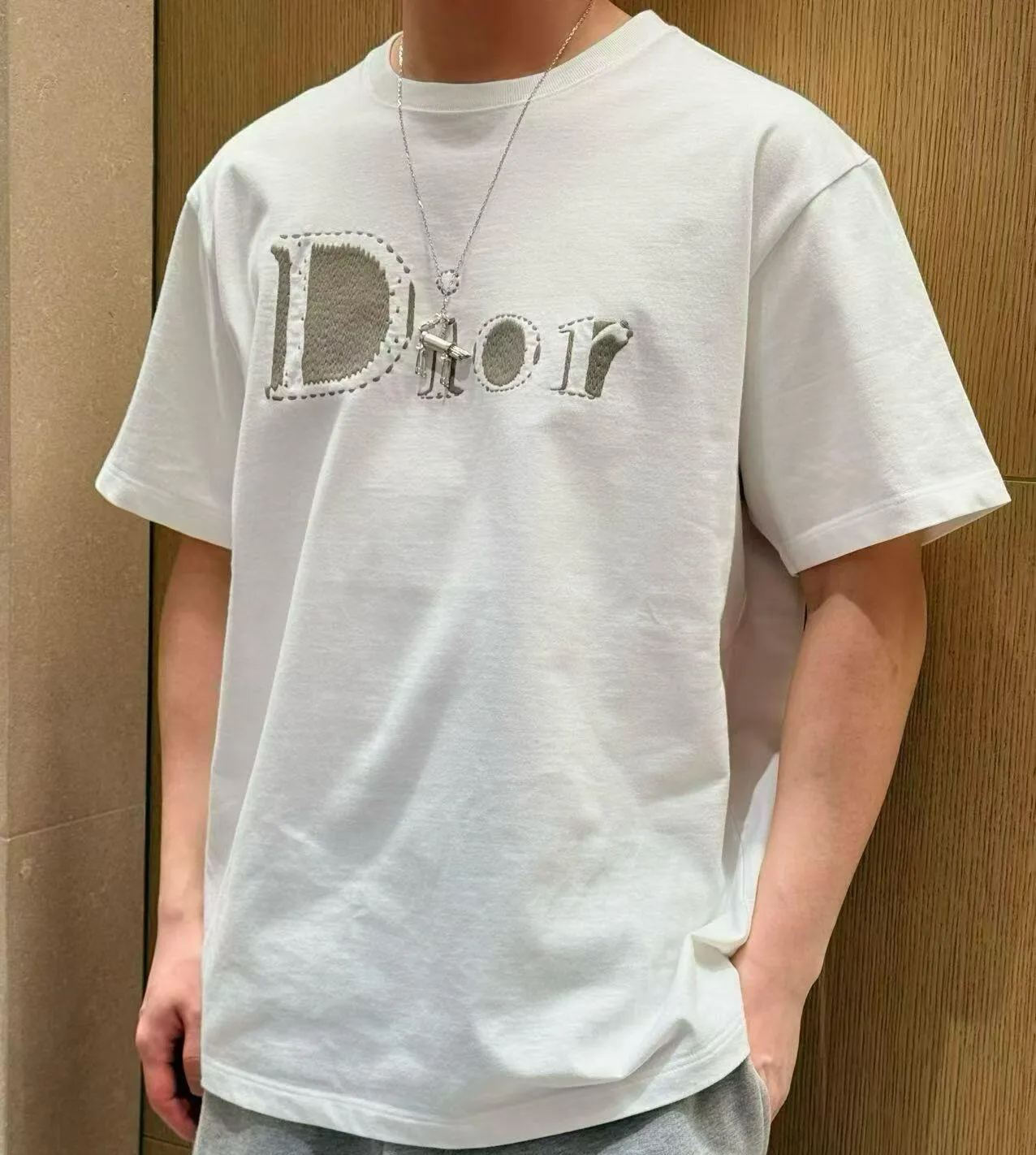 [Copy]『S-XL』トレンディなラウンドネック半袖ユニセックスゆったりフィット万能ファッションTシャツ