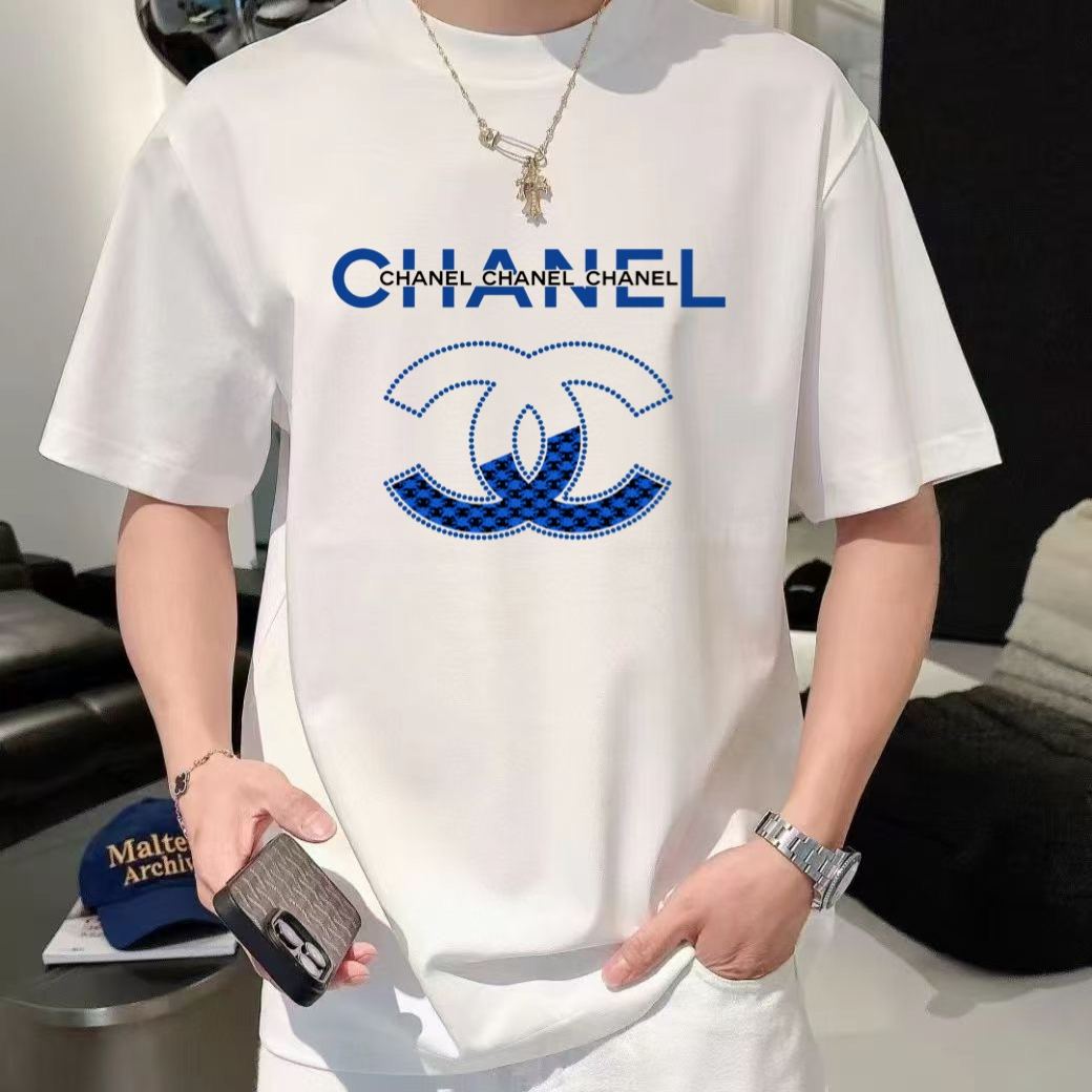 [Copy]トレンドブランド 春夏新作 刺繍入りクルーネックカジュアルTシャツ