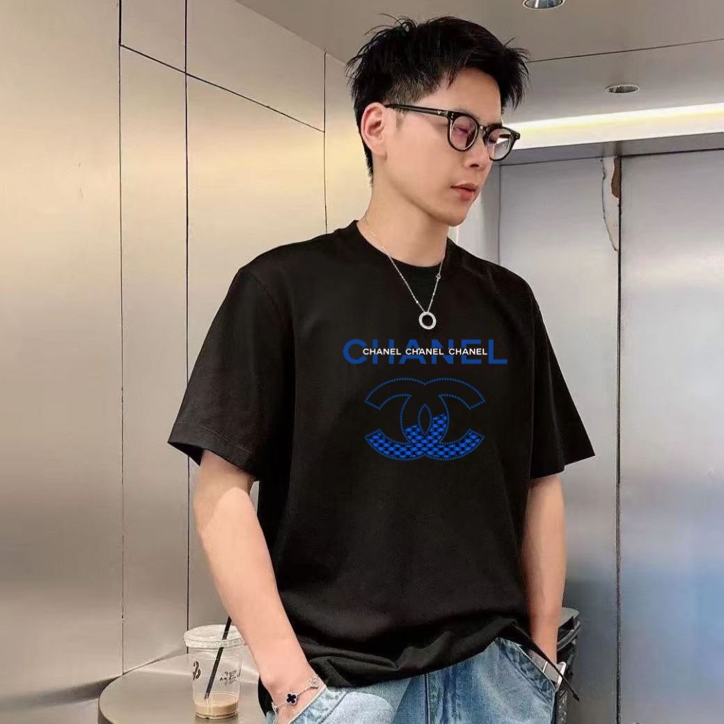 [Copy]トレンドブランド 春夏新作 刺繍入りクルーネックカジュアルTシャツ