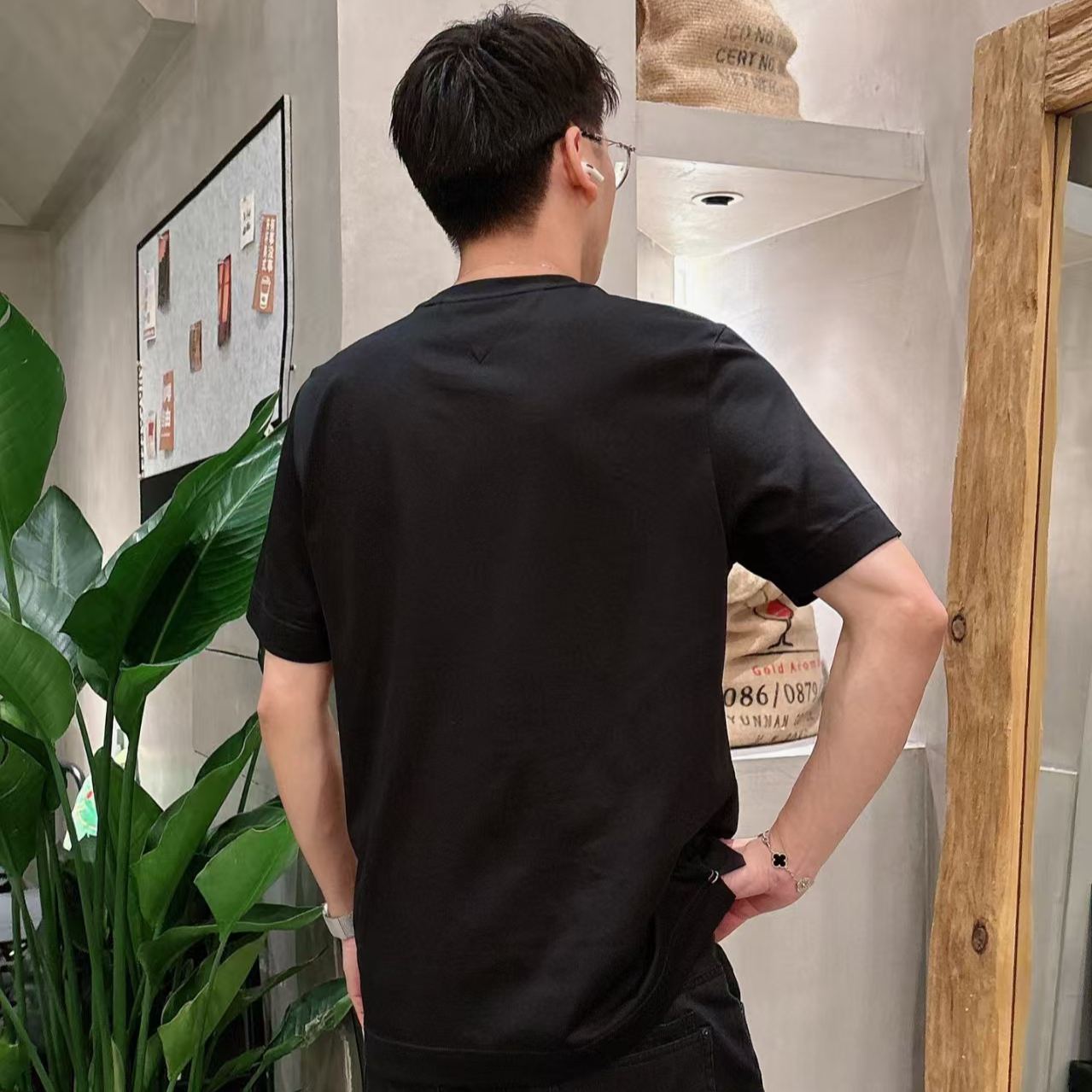 [Copy]トレンドブランド 春夏新作 刺繍入りクルーネックカジュアルTシャツ