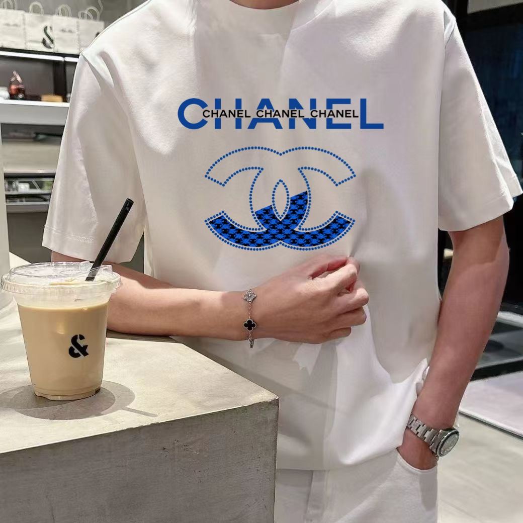 [Copy]トレンドブランド 春夏新作 刺繍入りクルーネックカジュアルTシャツ