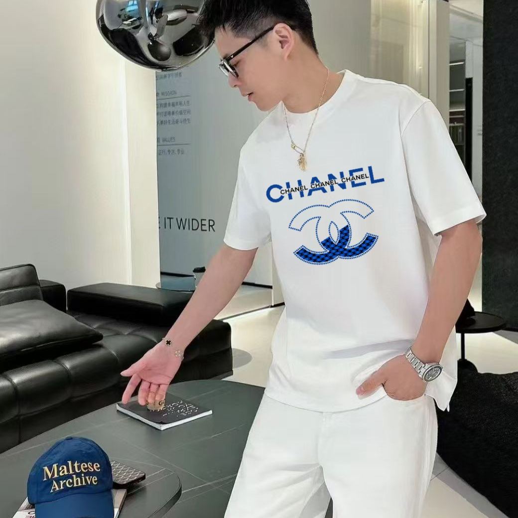 [Copy]トレンドブランド 春夏新作 刺繍入りクルーネックカジュアルTシャツ