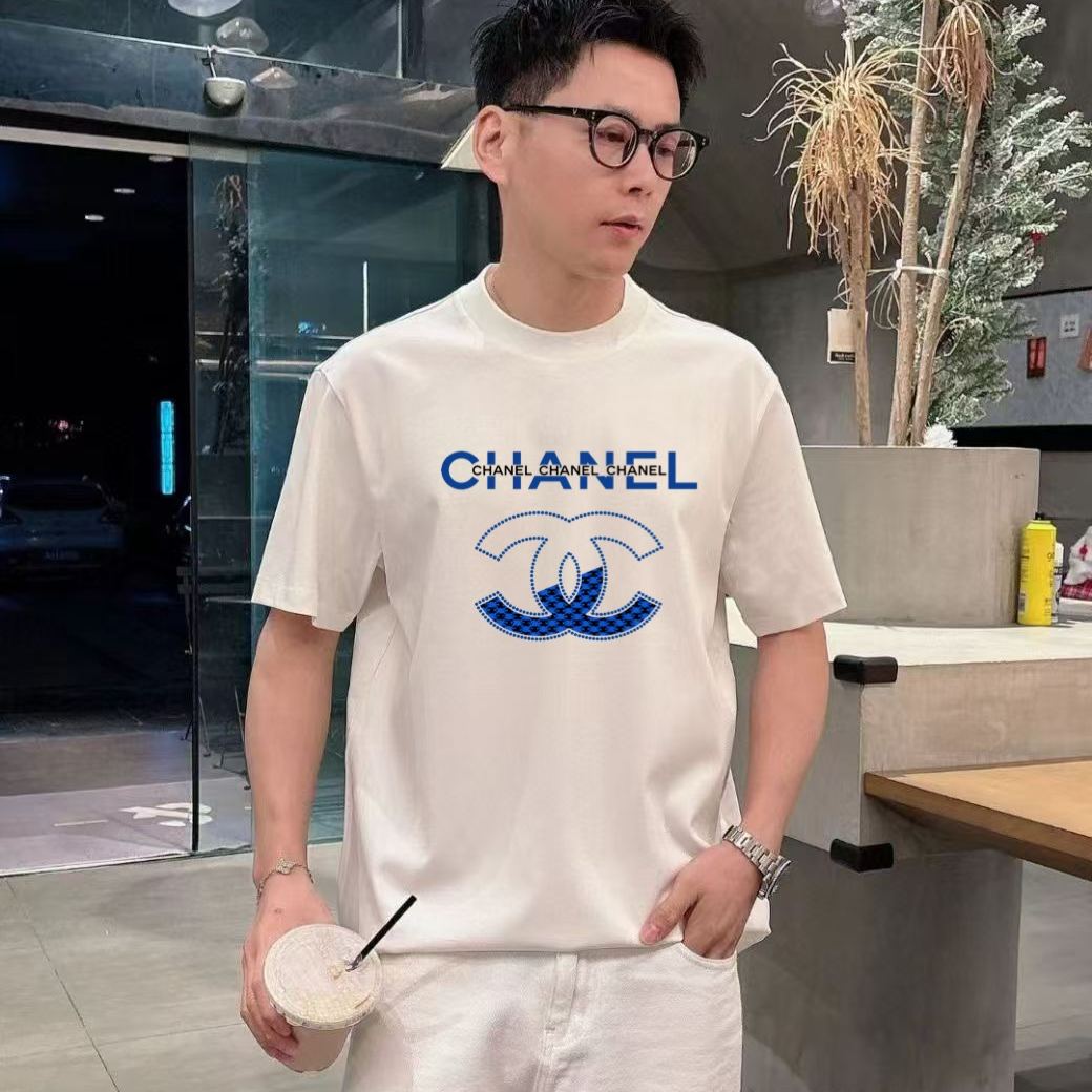 [Copy]トレンドブランド 春夏新作 刺繍入りクルーネックカジュアルTシャツ
