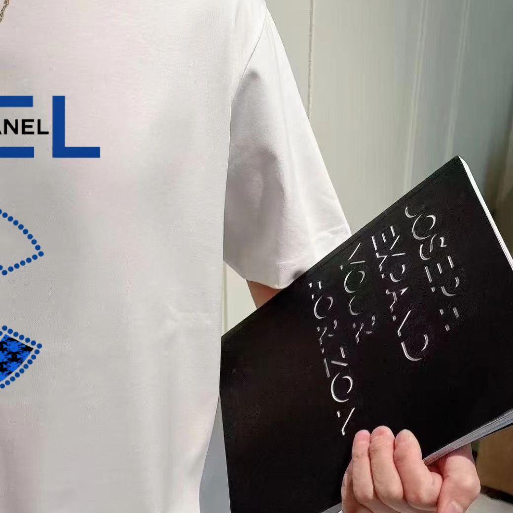 [Copy]トレンドブランド 春夏新作 刺繍入りクルーネックカジュアルTシャツ