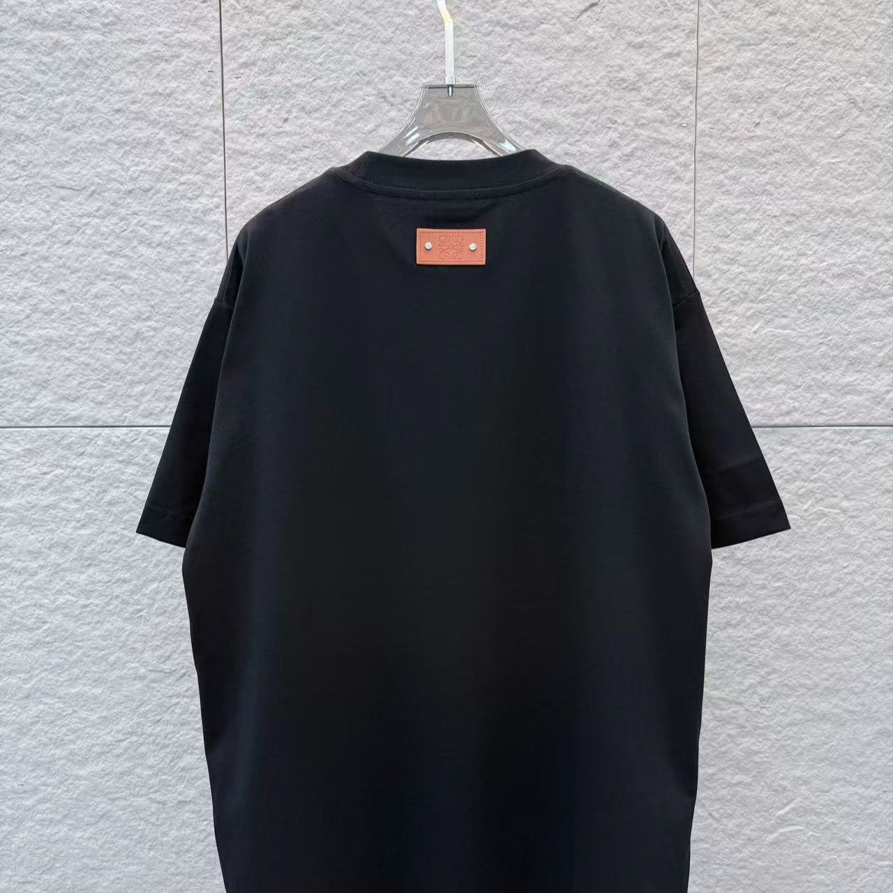 『S-2XL』春夏新作：刺繍とビーズ装飾を施したクルーネック半袖Tシャツ