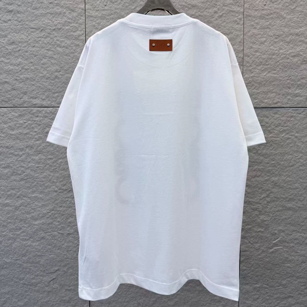『S-2XL』春夏新作：刺繍とビーズ装飾を施したクルーネック半袖Tシャツ