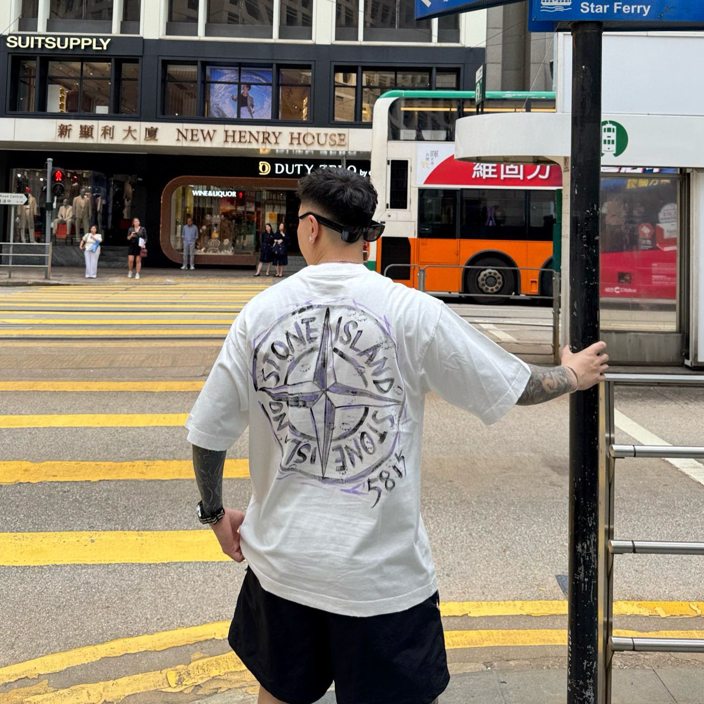 [Copy]『M-2XL』メンズ 刺繍アップリケ半袖Tシャツ、人気のトレンドトップス