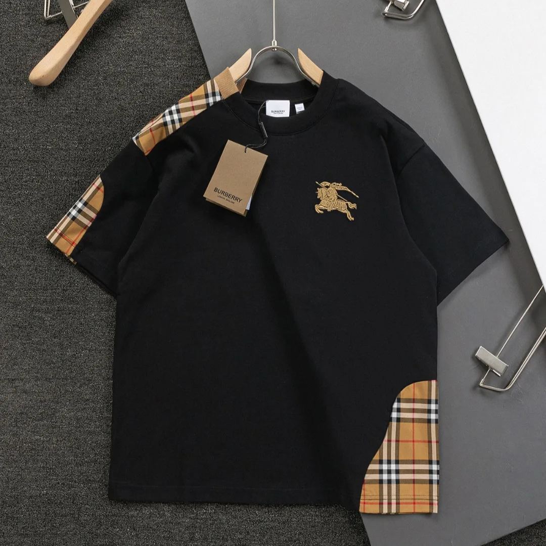 『S-XL』スタイリッシュなクルーネック半袖ルーズフィットメンズTシャツ