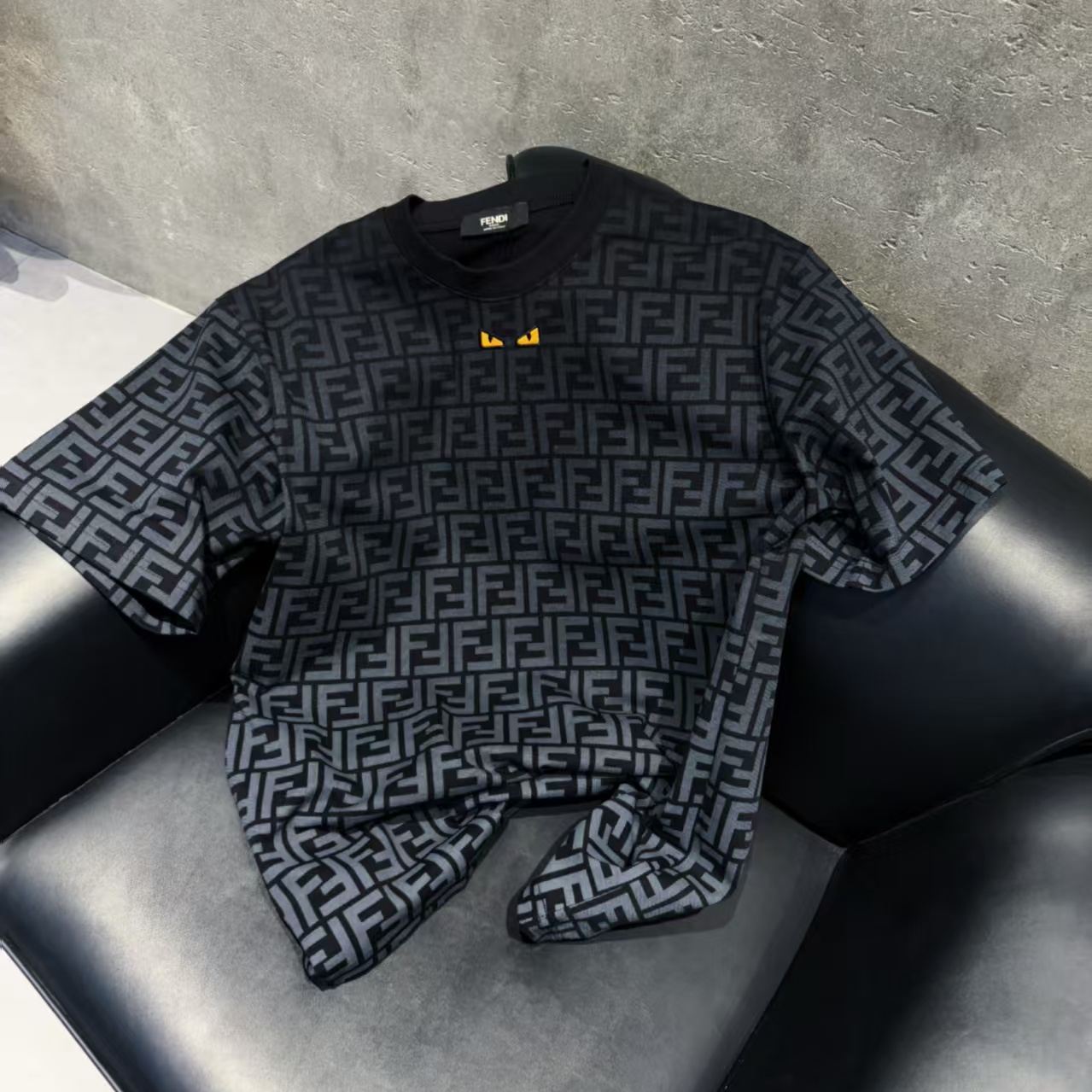 『S-2XL』春夏新作定番刺繍入り全面プリント カジュアル半袖Tシャツ
