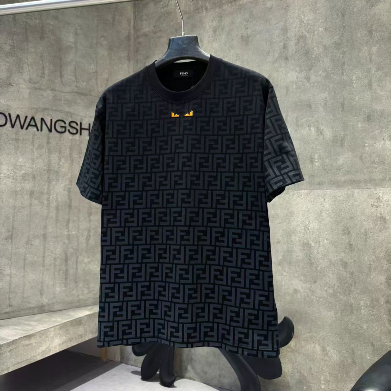 『S-2XL』春夏新作定番刺繍入り全面プリント カジュアル半袖Tシャツ