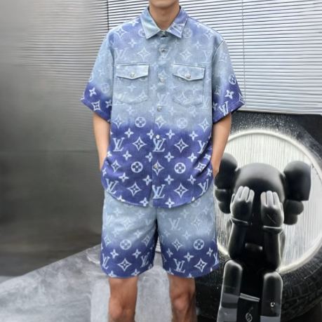 『M-3XL』高級で人気があり、ファッショナブルな半袖メンズスーツ、カジュアルな半袖シャツとショートパンツ