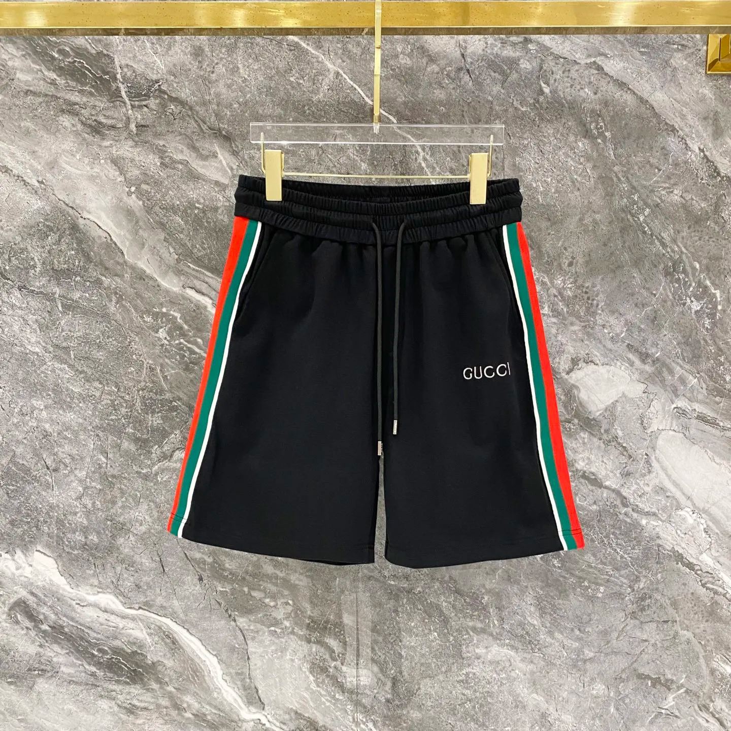 『M-3XL』夏のファッション、クルーネックTシャツとショートパンツのスーツ